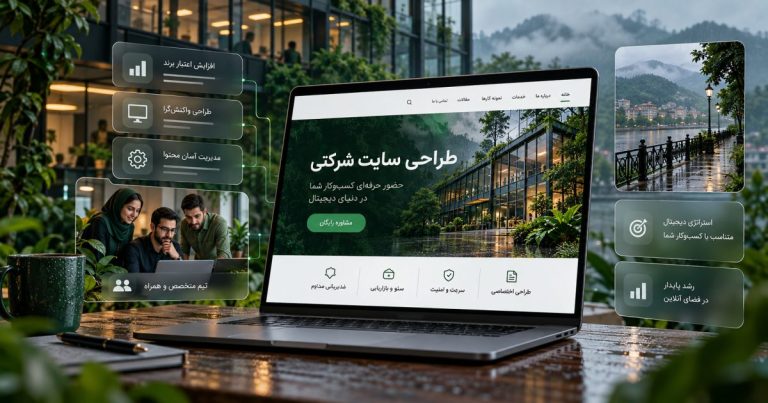 طراحی سایت شرکتی در رشت و استان گیلان