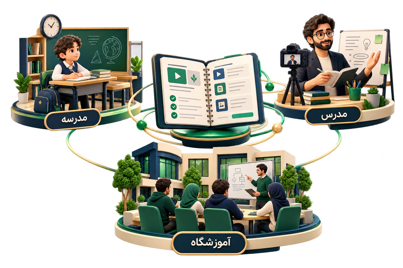 کاربرد سایت آموزشی برای مدرسه، مدرس مستقل و آموزشگاه