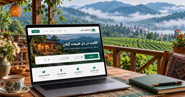 طراحی سایت اقامتگاه در رشت و استان گیلان