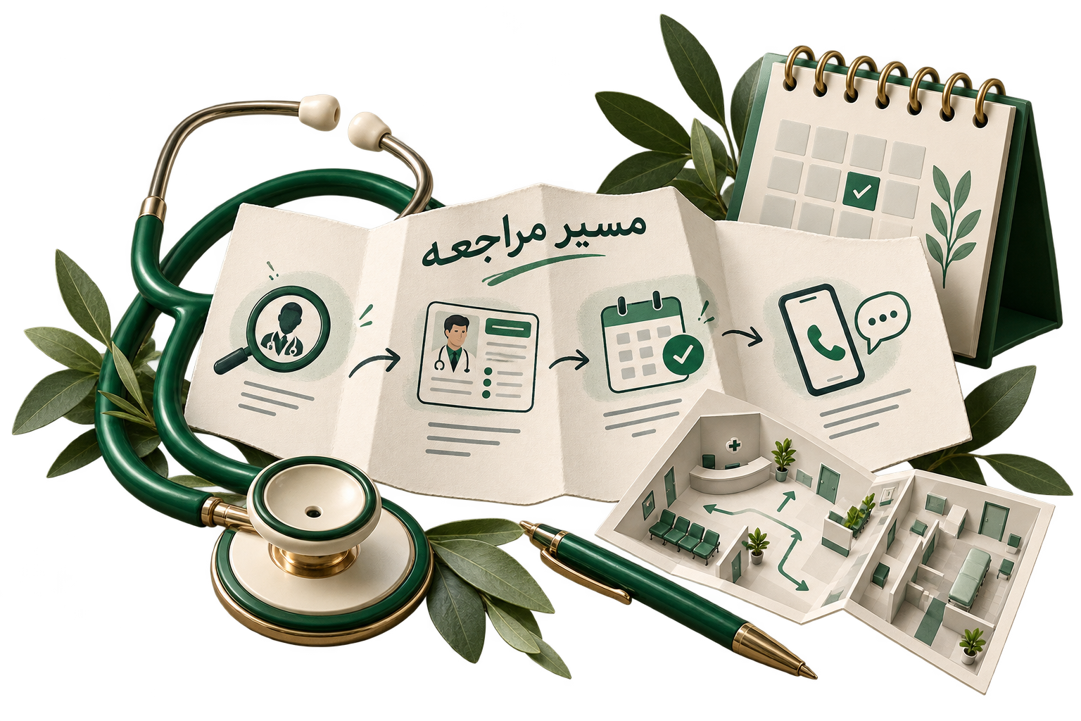 تصویر اختصاصی معرفی سایت پزشکی با پرونده خدمات و نمای فارسی مطب