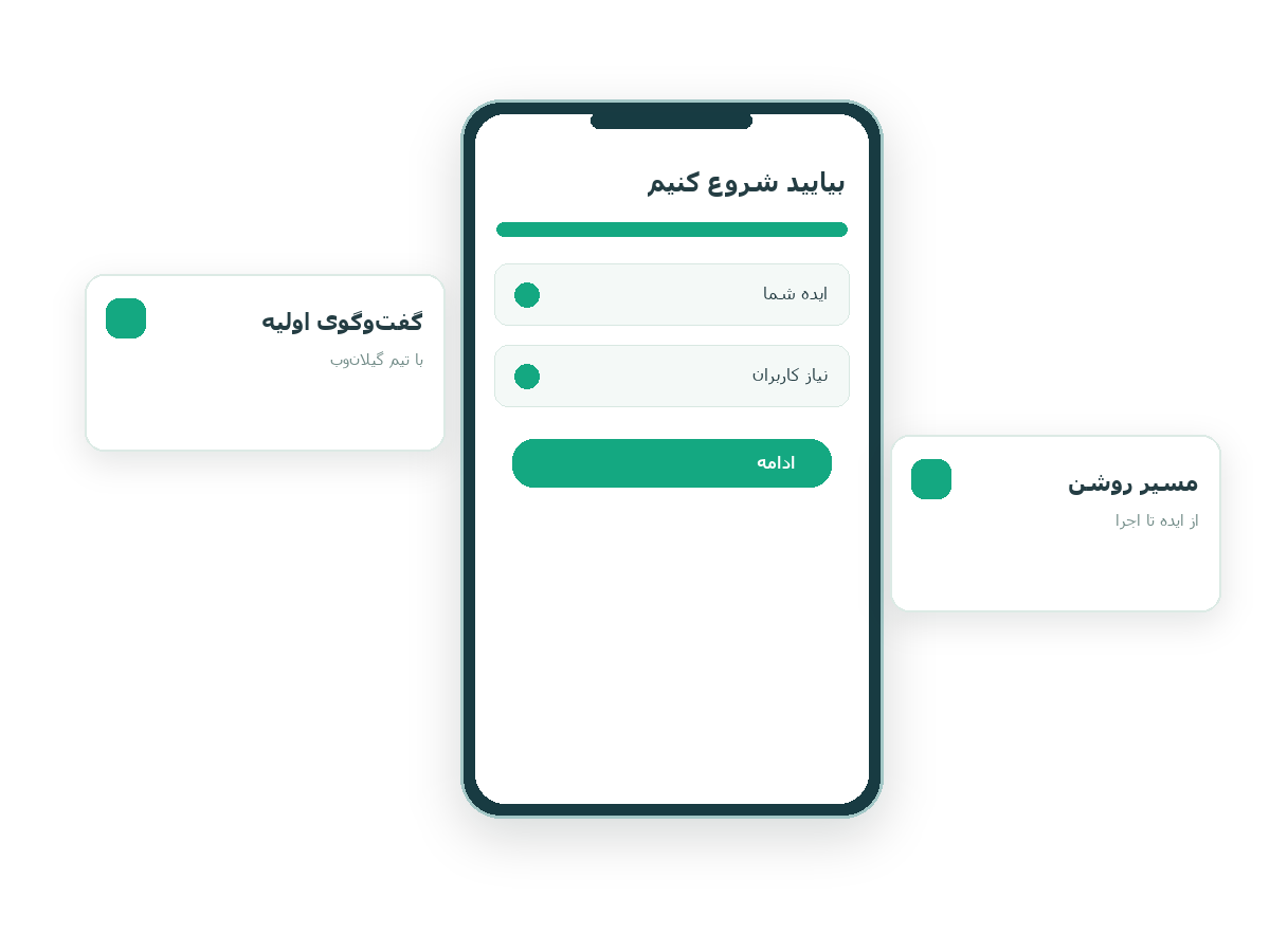 تصویر دعوت به گفت‌وگو دربارهٔ طراحی و ساخت اپلیکیشن موبایل