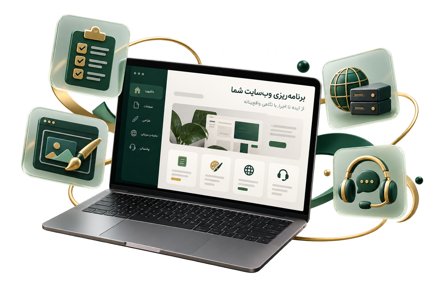 موکاپ فارسی برای برنامه‌ریزی و برآورد طراحی سایت