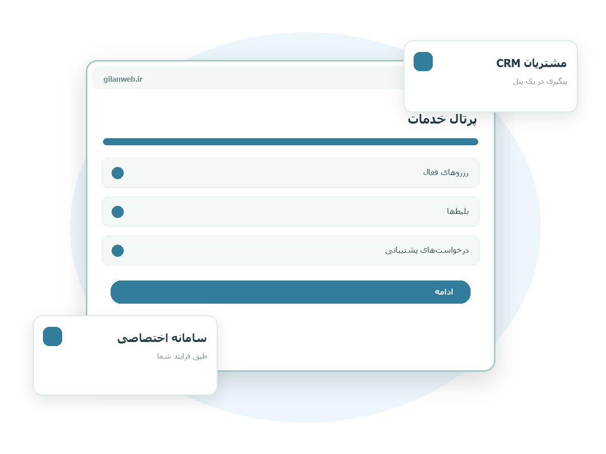 تصویر رابط فارسی و راهکارهای برنامه‌نویسی نرم‌افزار اختصاصی
