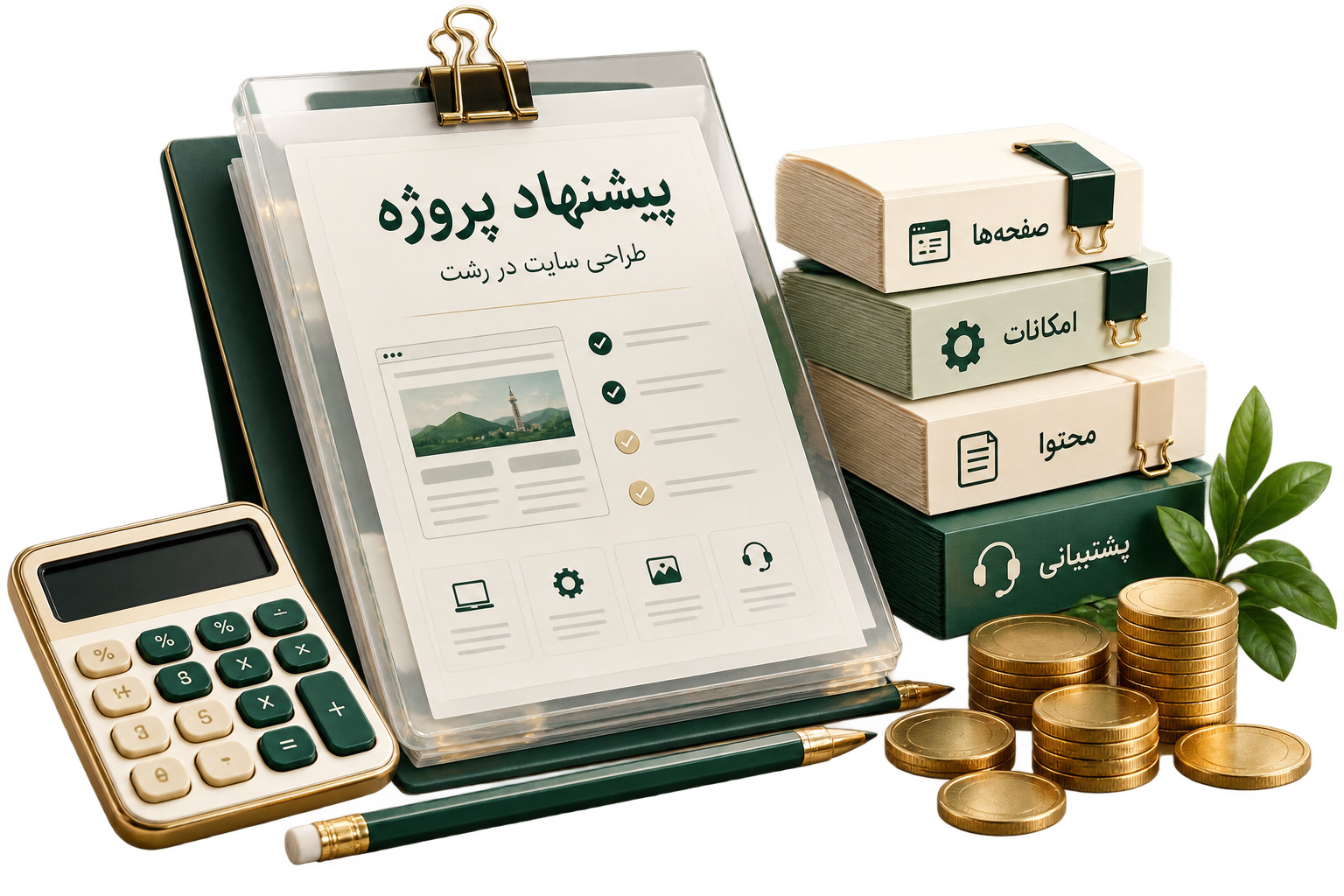 عوامل برآورد هزینه طراحی سایت شامل صفحه‌ها، محتوا و امکانات
